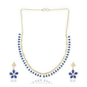 The Naila Jewelry Set - Blue